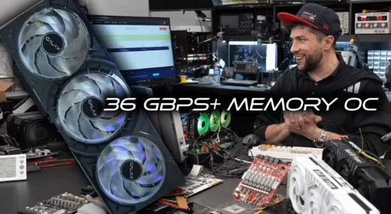 英伟达 RTX 50 系列显存频率限制被破解，RTX 5070 Ti 被超频至 36 Gbps