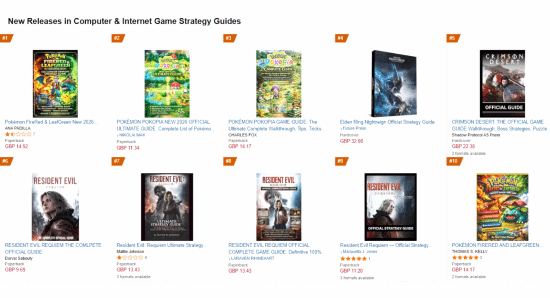 玩家怒批:花钱买废纸!亚马逊被劣质AI《宝可梦》攻略霸屏