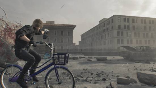 《生化危机9：安魂曲》摩托替换自行车Mod逗乐总监！秒变喜剧片